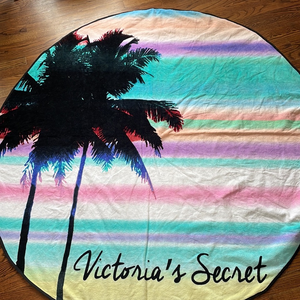 Victoria Secret Large Circular Beach Towel